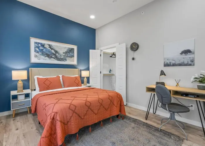 Ferienhaus Elegant 2bd Townhome 7th St Walkable Fort Worth