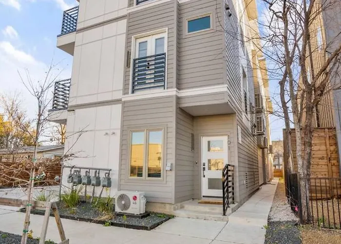 Ferienhaus Elegant 2bd Townhome 7th St Walkable Fort Worth